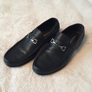 BROLETTO Italian black leather dress shoes sz 10